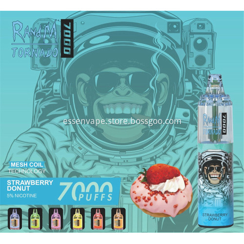 Popular Sale Disposable Vape RandM Tornado 7000Puffs Poland